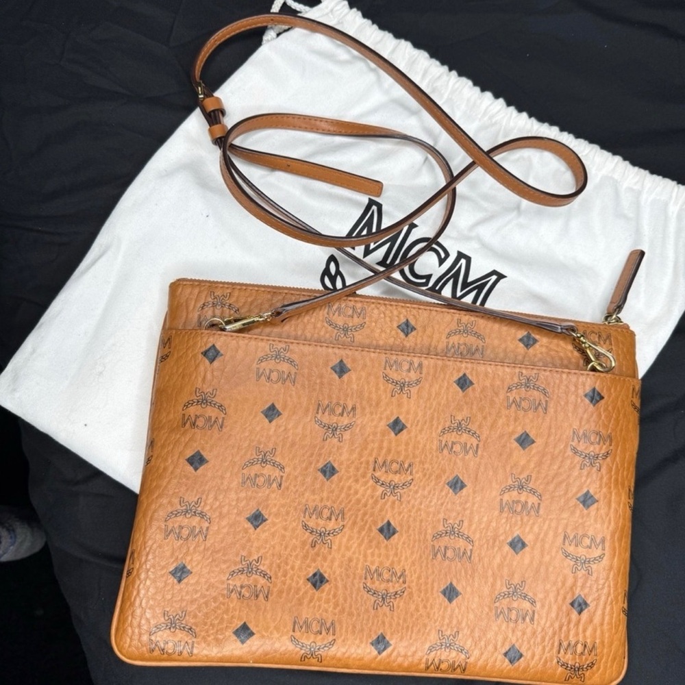 MCM Visetos Crossbody Bag